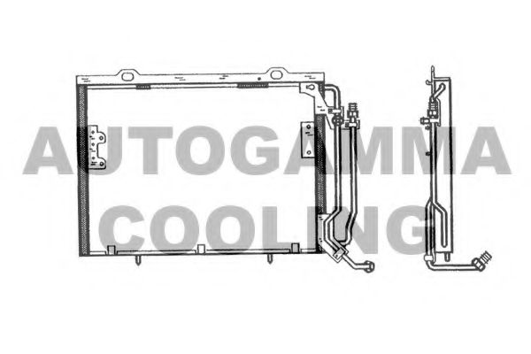 Конденсатор, кондиционер AUTOGAMMA 102699