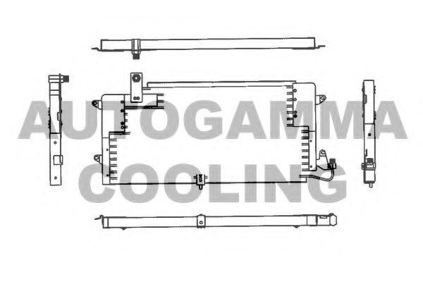 Конденсатор, кондиционер AUTOGAMMA 102821