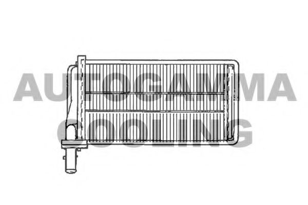 Теплообменник, отопление салона AUTOGAMMA 103024