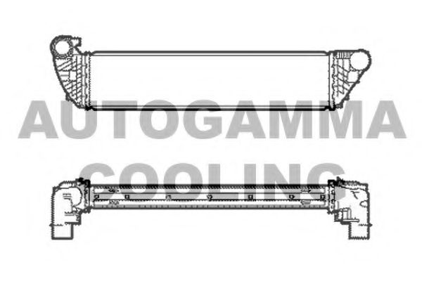 Интеркулер AUTOGAMMA 104596