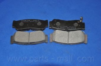 Комплект тормозных колодок, дисковый тормоз PARTS-MALL PKA-032