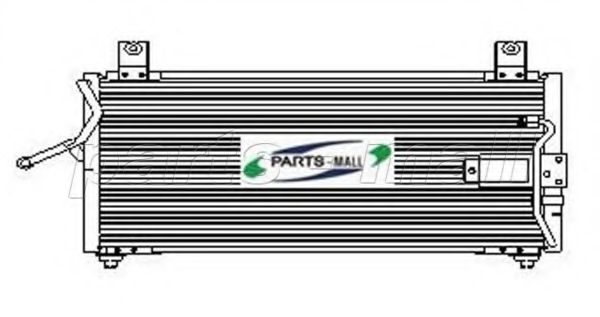 Конденсатор, кондиционер PARTS-MALL PXNCB-009