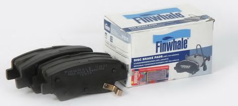 Комплект тормозных колодок, дисковый тормоз FINWHALE V1031