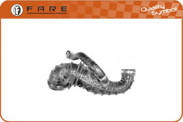 Рукав воздухозаборника, воздушный фильтр FARE SA 10778