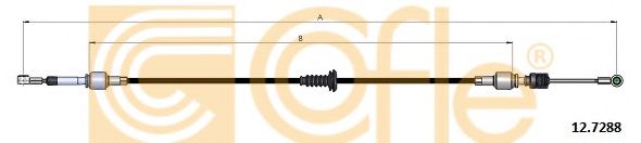 Трос, ступенчатая коробка передач COFLE 12.7288