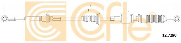 Трос, ступенчатая коробка передач COFLE 12.7290