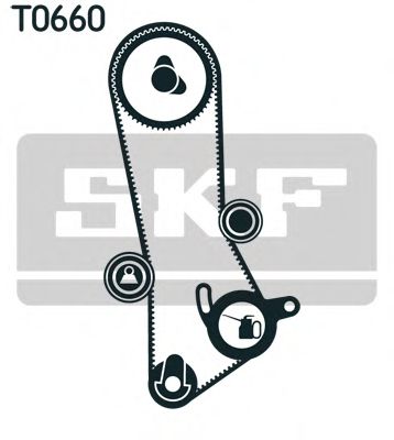 Комплект ремня ГРМ SKF VKMA 91400