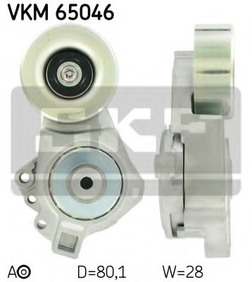 Натяжной ролик, поликлиновой  ремень SKF VKM 65046
