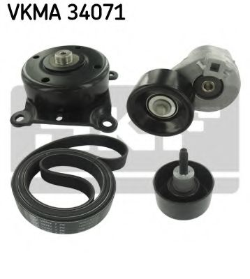 Поликлиновой ременный комплект SKF VKMA 34071