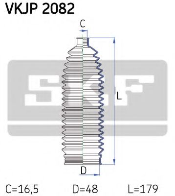 Комплект пылника, рулевое управление SKF VKJP 2082