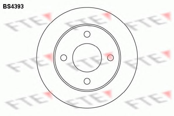 Тормозной диск FTE BS4393