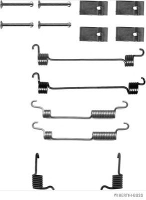 Комплектующие, тормозная колодка HERTH+BUSS JAKOPARTS J3564003