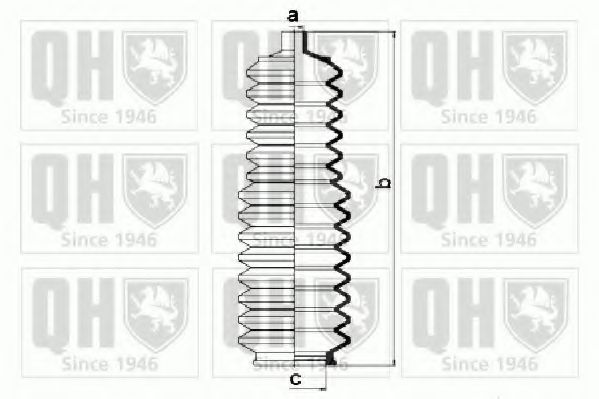 Комплект пылника, рулевое управление QUINTON HAZELL QG1192