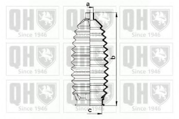 Комплект пылника, рулевое управление QUINTON HAZELL QG1449