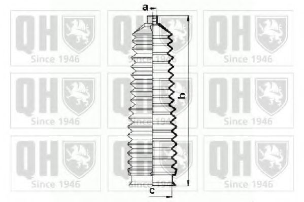Комплект пылника, рулевое управление QUINTON HAZELL QG1470