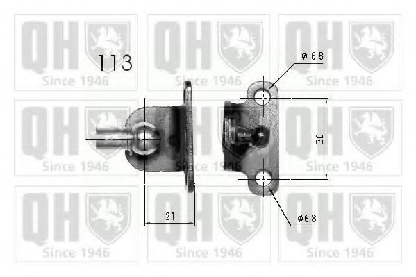 Газовая пружина, крышка багажник QUINTON HAZELL QTS840246