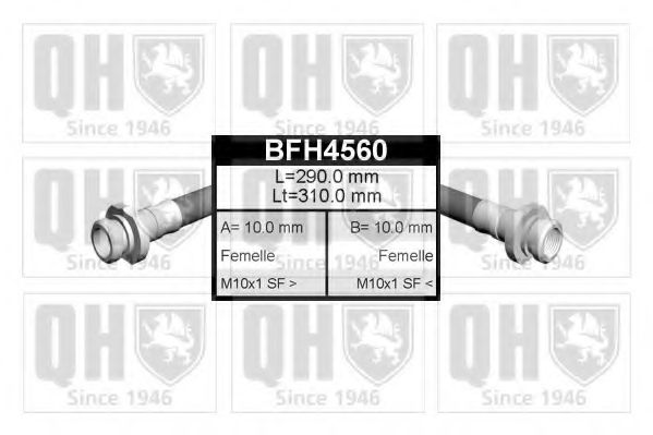 Тормозной шланг QUINTON HAZELL BFH4560