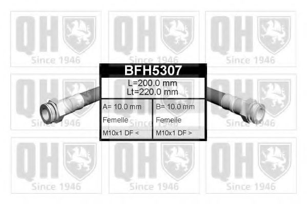 Тормозной шланг QUINTON HAZELL BFH5307