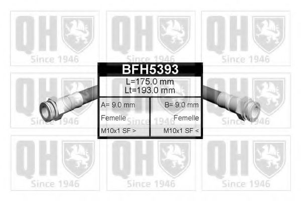 Тормозной шланг QUINTON HAZELL BFH5393
