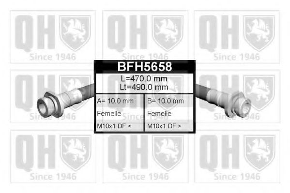 Тормозной шланг QUINTON HAZELL BFH5658