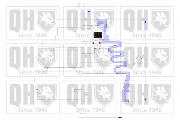 Комплект пылника, приводной вал QUINTON HAZELL QJB964