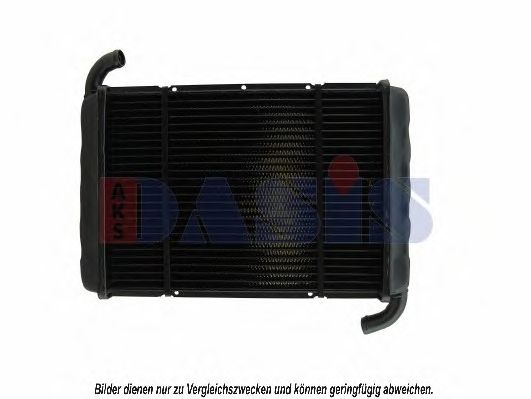 Теплообменник, отопление салона AKS DASIS SC6006