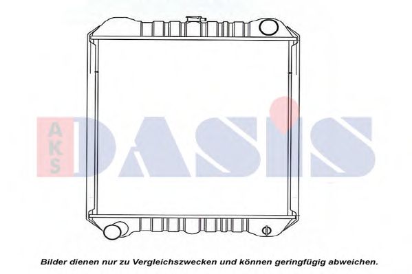 Радиатор, охлаждение двигателя AKS DASIS 4602281