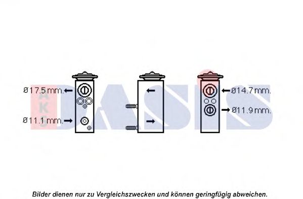 Расширительный клапан, кондиционер AKS DASIS PE1348