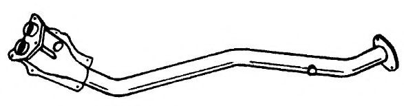 Труба выхлопного газа AKS DASIS SG38120