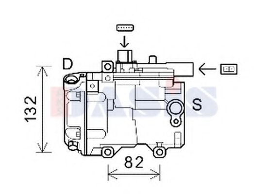 Компрессор, кондиционер AKS DASIS 852872N