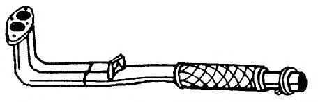 Труба выхлопного газа AKS DASIS SG23119
