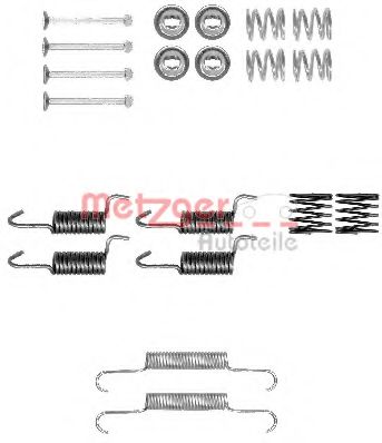 Комплектующие, стояночная тормозная система METZGER 105-0010