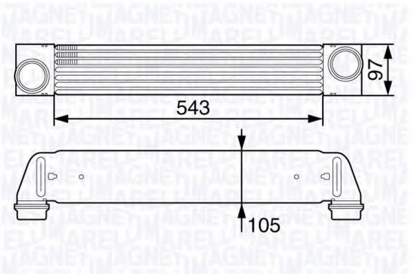 Интеркулер MAGNETI MARELLI 351319202720