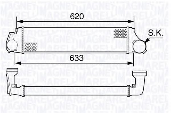 Интеркулер MAGNETI MARELLI 351319203420