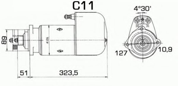 Стартер DELCO REMY 19024112