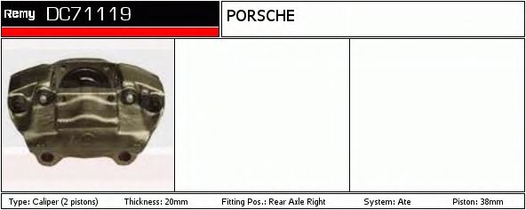 Тормозной суппорт DELCO REMY DC71119