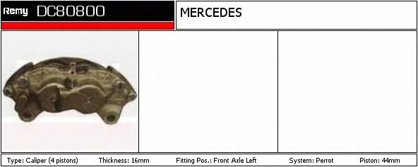 Тормозной суппорт DELCO REMY DC80800