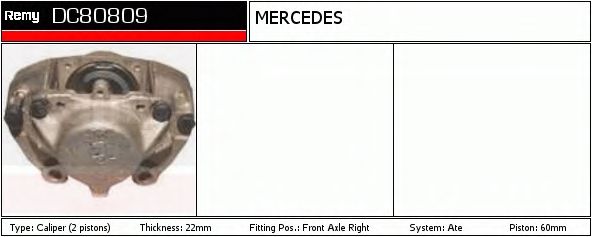 Тормозной суппорт DELCO REMY DC80809