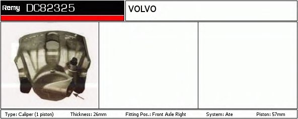 Тормозной суппорт DELCO REMY DC82325