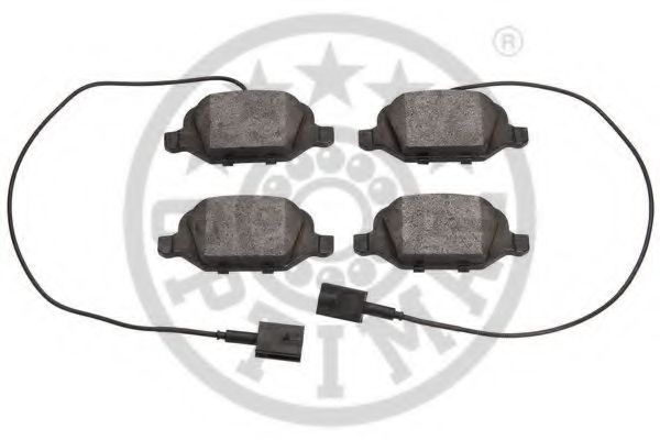 Комплект тормозных колодок, дисковый тормоз ALLIED NIPPON ADB11026