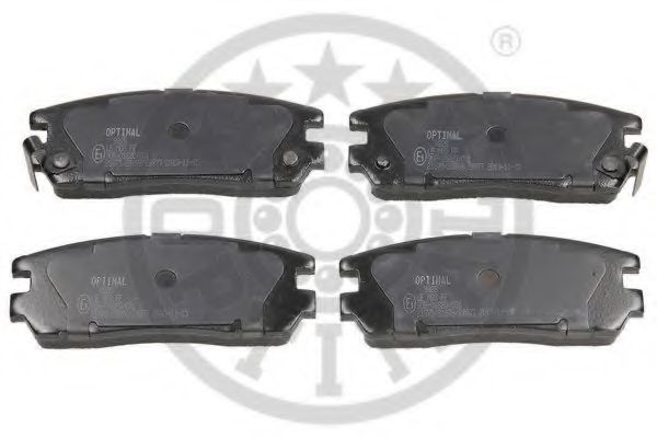 Комплект тормозных колодок, дисковый тормоз OPTIMAL 9828