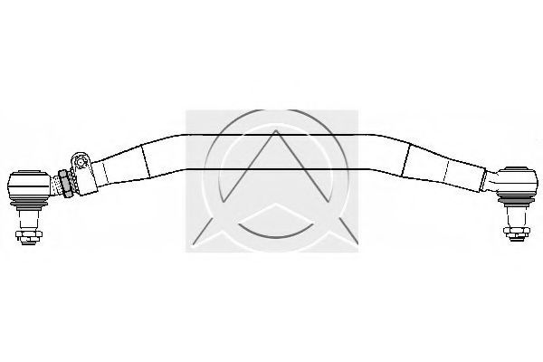 Поперечная рулевая тяга SIDEM 50339