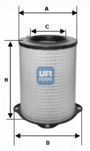 Воздушный фильтр UFI 27.278.00