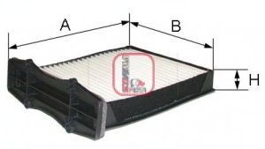 Фильтр, воздух во внутренном пространстве SOFIMA S 3105 C