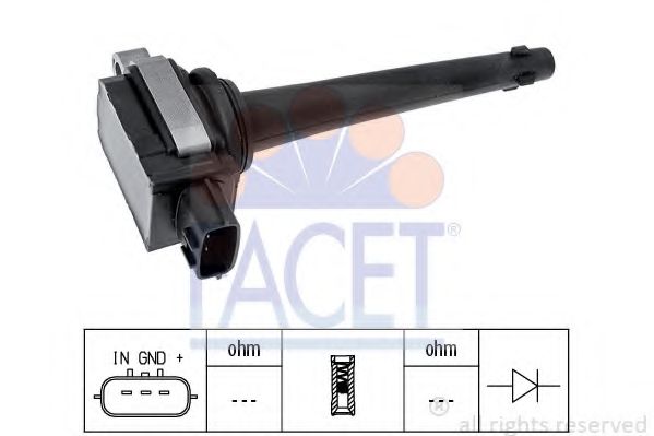 Катушка зажигания FACET 9.6389