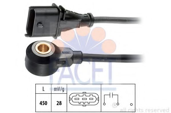 Датчик детонации FACET 9.3068