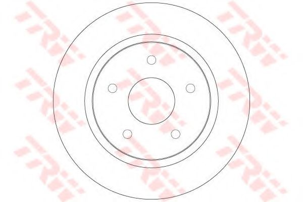 Тормозной диск TRW DF6325