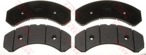 Комплект тормозных колодок, дисковый тормоз TRW 29008