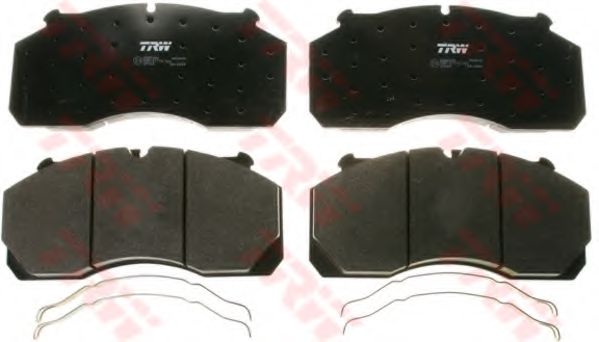 Комплект тормозных колодок, дисковый тормоз TRW GDB5099