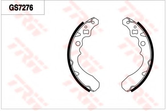 Комплект тормозных колодок TRW GS7276